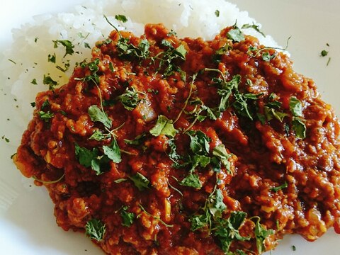 カスリメティ香る絶品キーマカレー